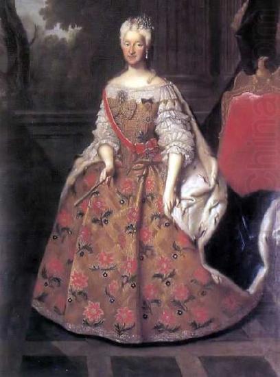 Louis de Silvestre Portrait de Marie-Josephe d'Autriche china oil painting image